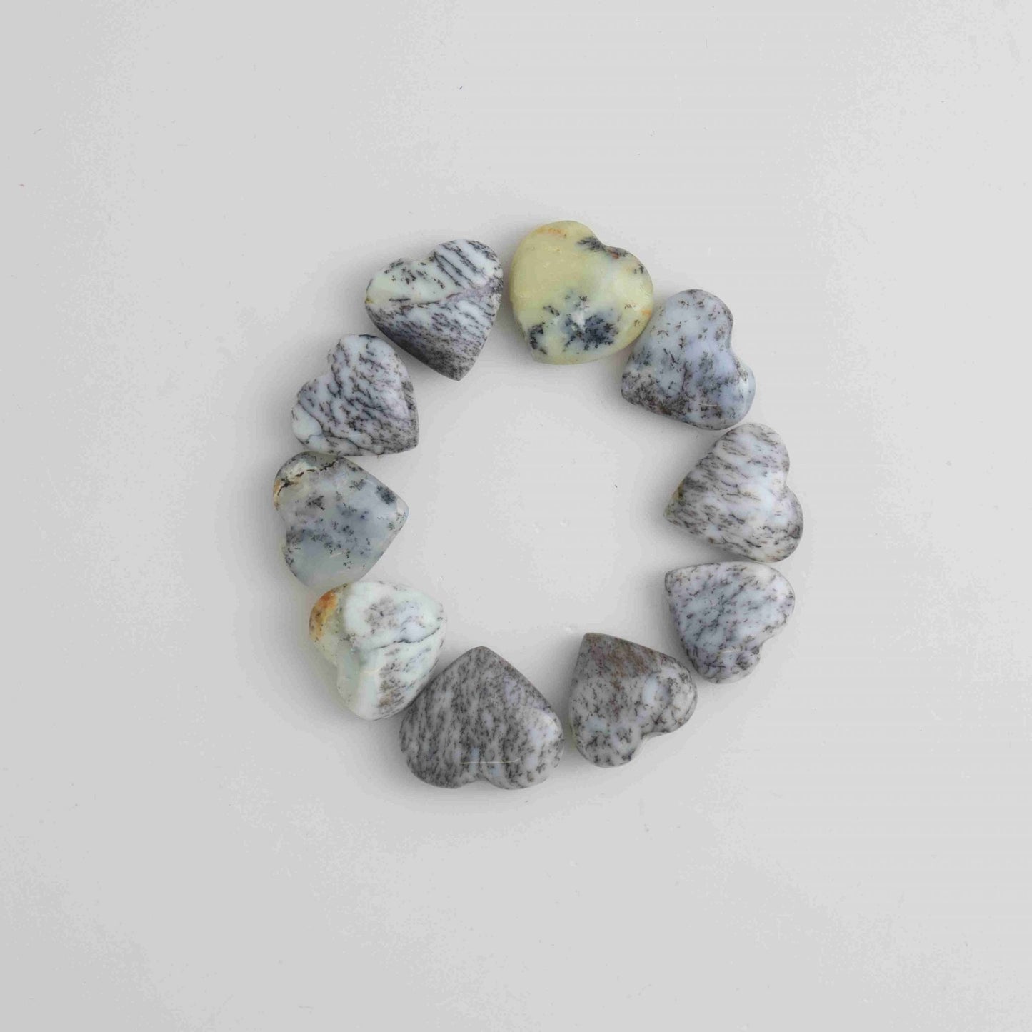 ONE Dentitric Opal Heart - Expert Wholesale and Supplier of Wholesale Crystals & Bulk Gemstones, ["Dentitric Opal","Hearts"]