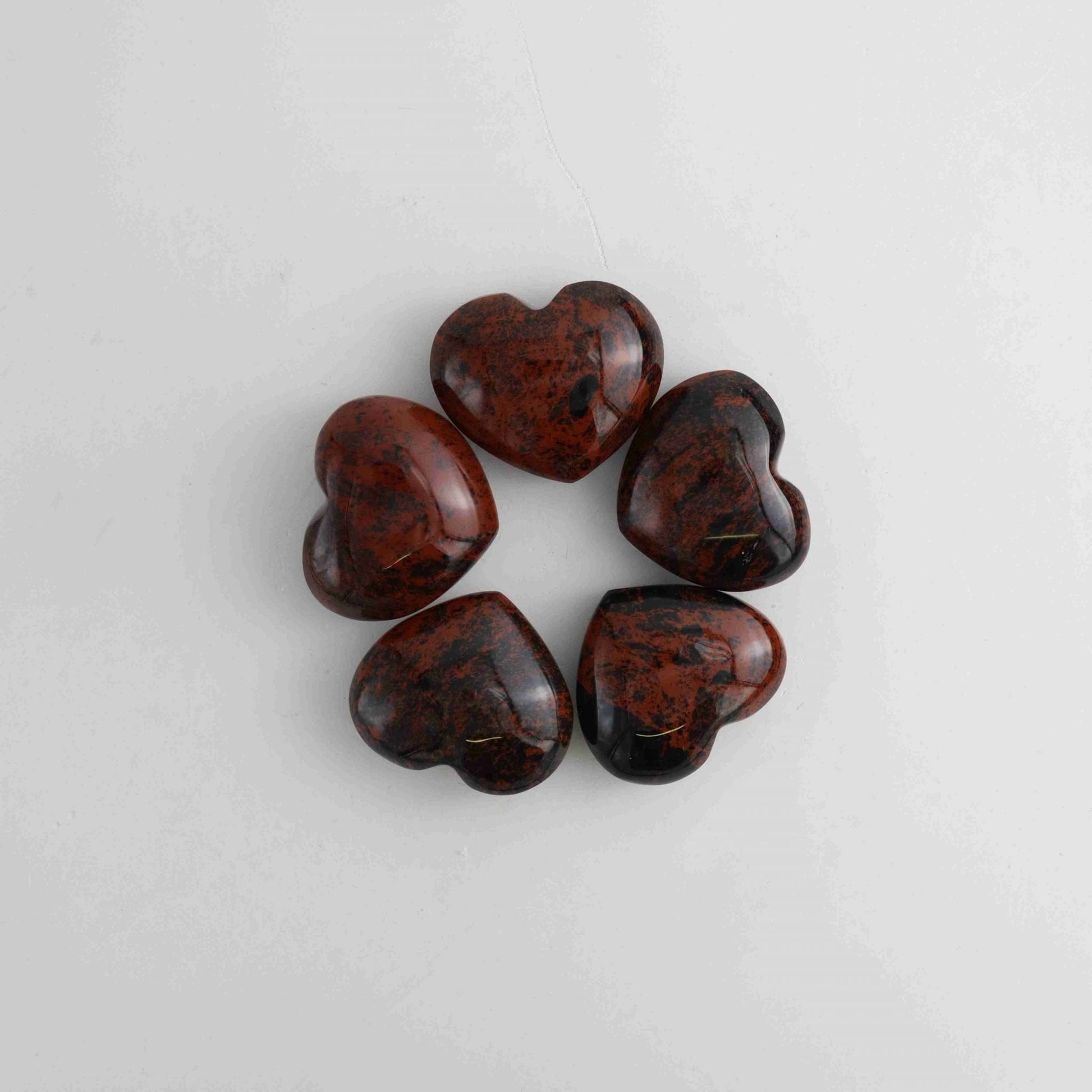 ONE Mahogany Obsidian Heart - Expert Wholesale and Supplier of Wholesale Crystals & Bulk Gemstones, ["Hearts","Mexico","Mohagony Obsidian"]