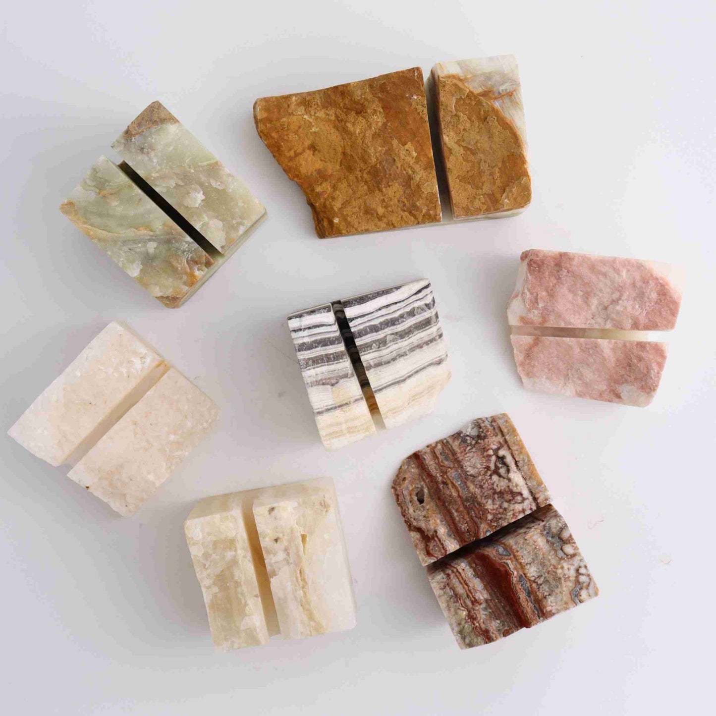 ONE Onyx Card Holder - Expert Wholesale and Supplier of Wholesale Crystals & Bulk Gemstones, ["Accessories","Mexico","Onyx","You will receive a randomly chosen piece."]