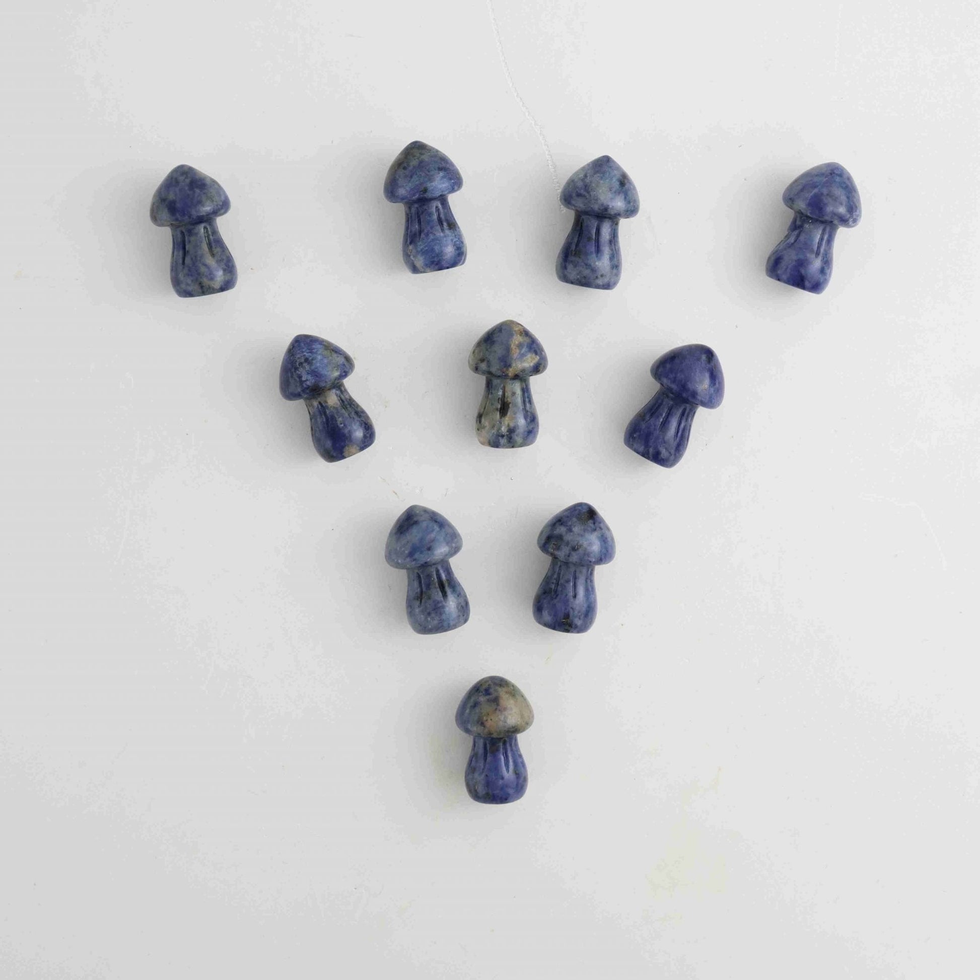 ONE Sodalite Mini Mushroom - Expert Wholesale and Supplier of Wholesale Crystals & Bulk Gemstones, ["Mixed Carvings","Sodalite"]