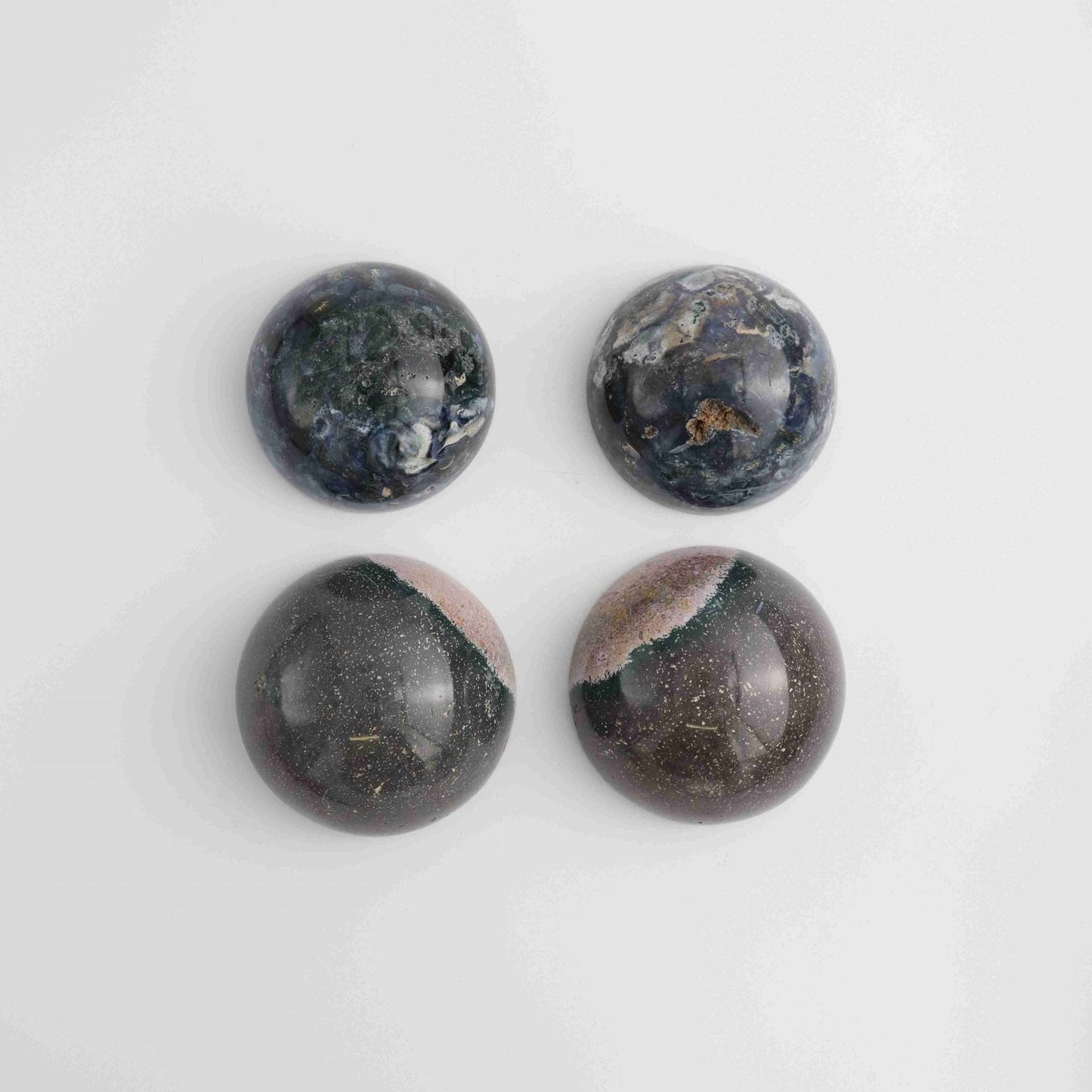 Ocean Jasper Half Spheres - Expert Wholesale and Supplier of Wholesale Crystals & Bulk Gemstones, ["Madagascar","Ocean Jasper","Spheres"]