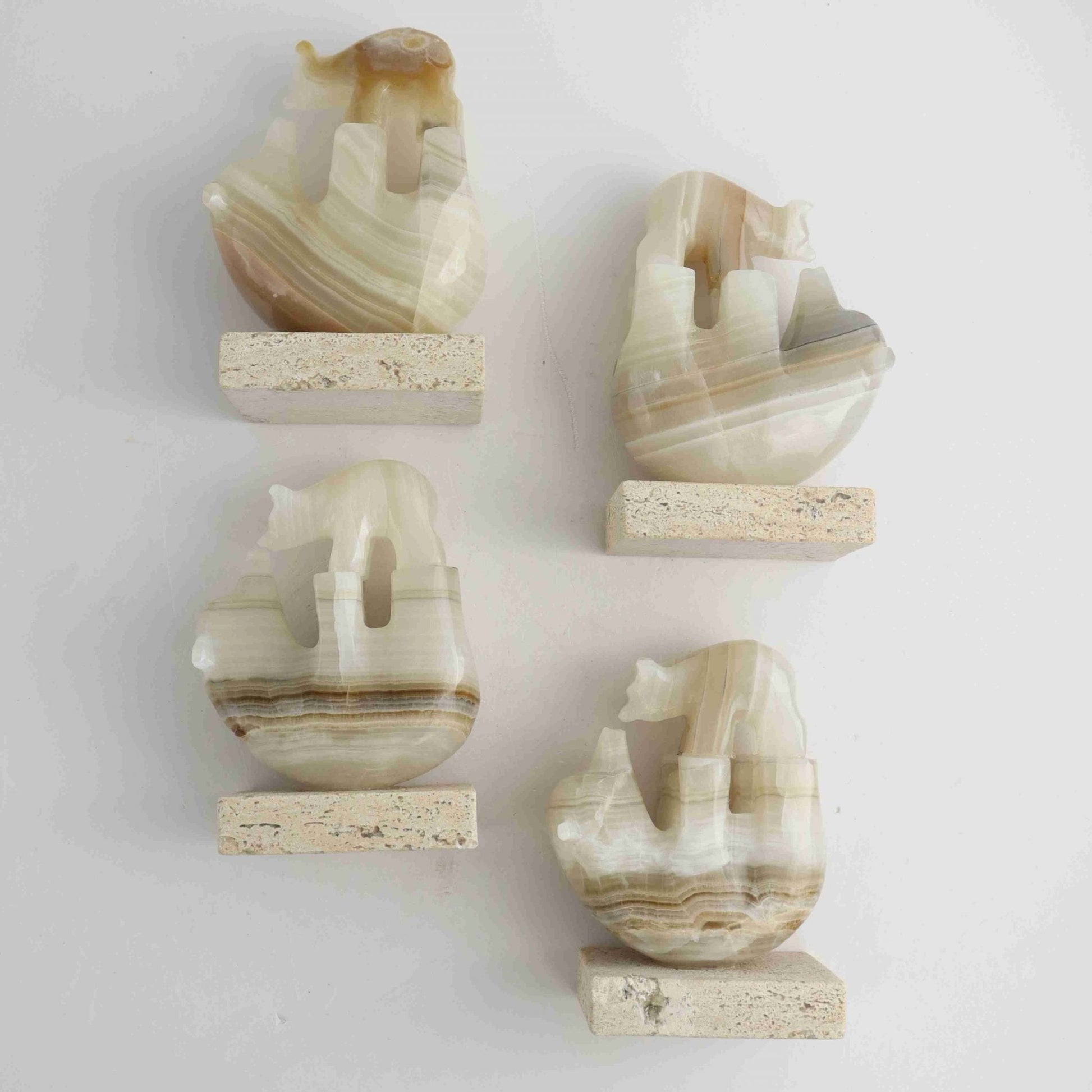 Onyx Bear Small and Large - TWO piece set - Expert Wholesale and Supplier of Wholesale Crystals & Bulk Gemstones, ["Mexico","onyx"]