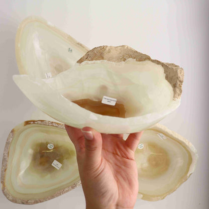 Onyx Bowl Set D - Expert Wholesale and Supplier of Wholesale Crystals & Bulk Gemstones, ["Bowls","Mexico","onyx"]