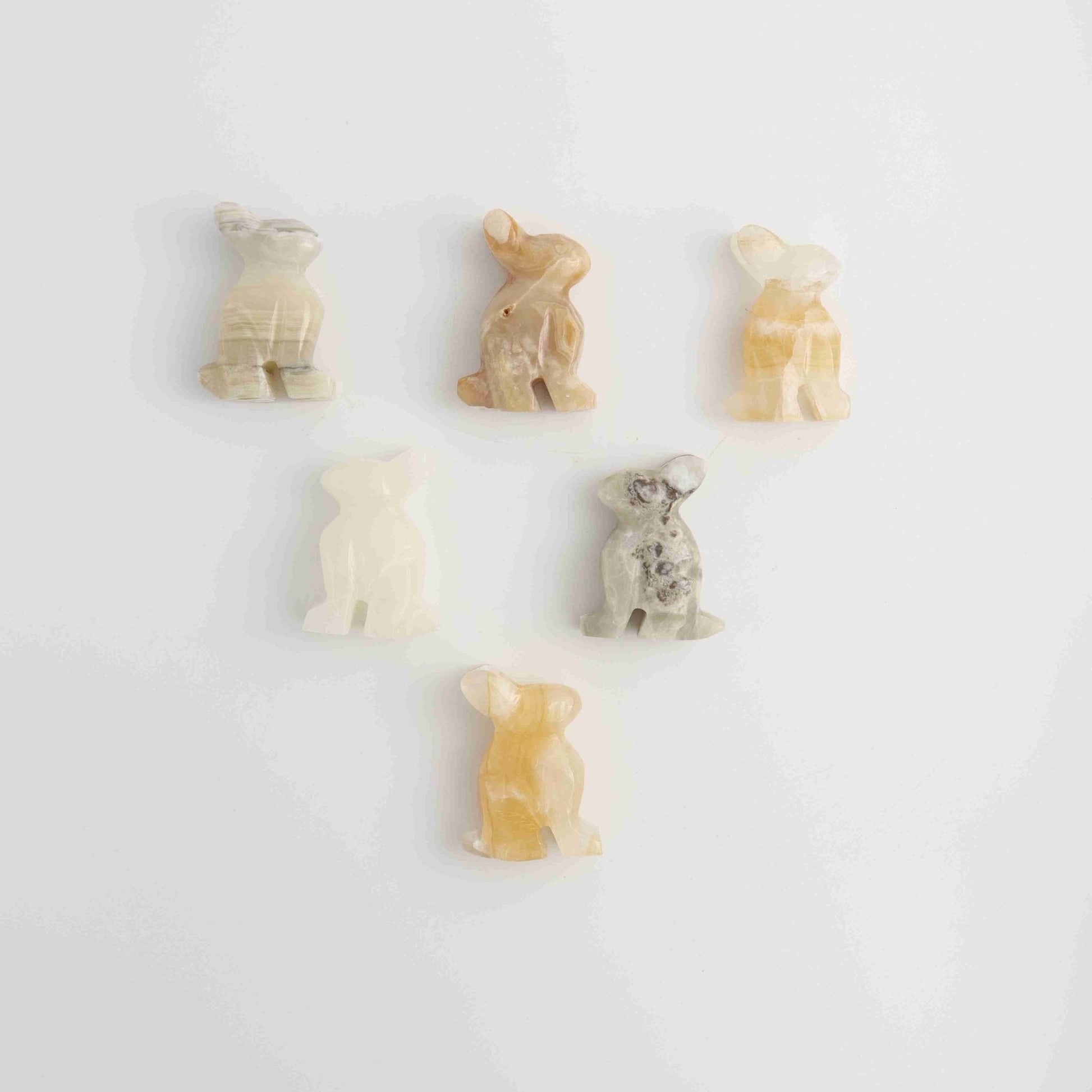 ONE Onyx Bunny - Expert Wholesale and Supplier of Wholesale Crystals & Bulk Gemstones, ["Animal Carvings","Mexico","onyx"]