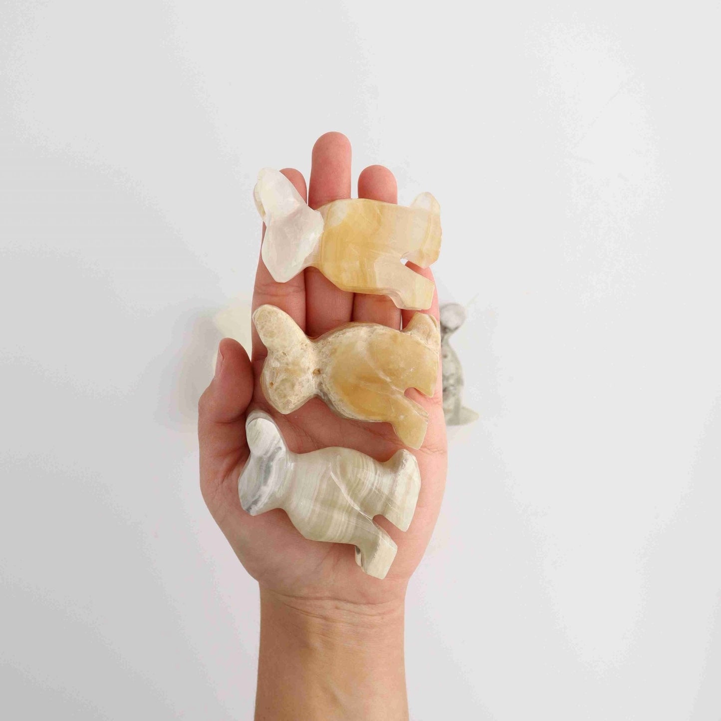 ONE Onyx Bunny - Expert Wholesale and Supplier of Wholesale Crystals & Bulk Gemstones, ["Animal Carvings","Mexico","onyx"]