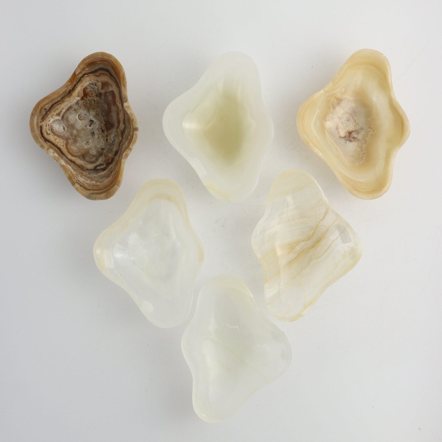 Onyx Irregular Bowl Set C - Expert Wholesale and Supplier of Wholesale Crystals & Bulk Gemstones, ["Bowls","Mexico","Onyx"]