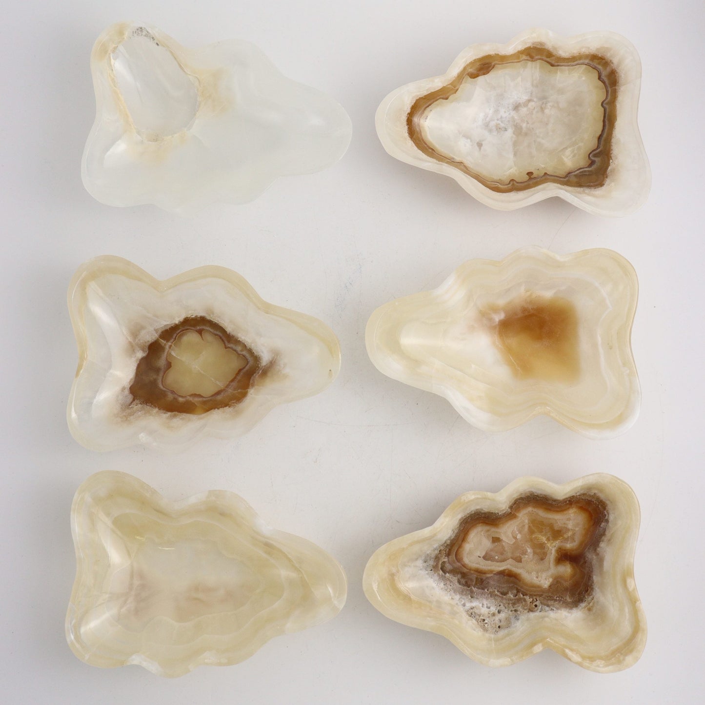 Onyx Irregular Bowl Set - Expert Wholesale and Supplier of Wholesale Crystals & Bulk Gemstones, ["Bowls","Mexico","Onyx"]