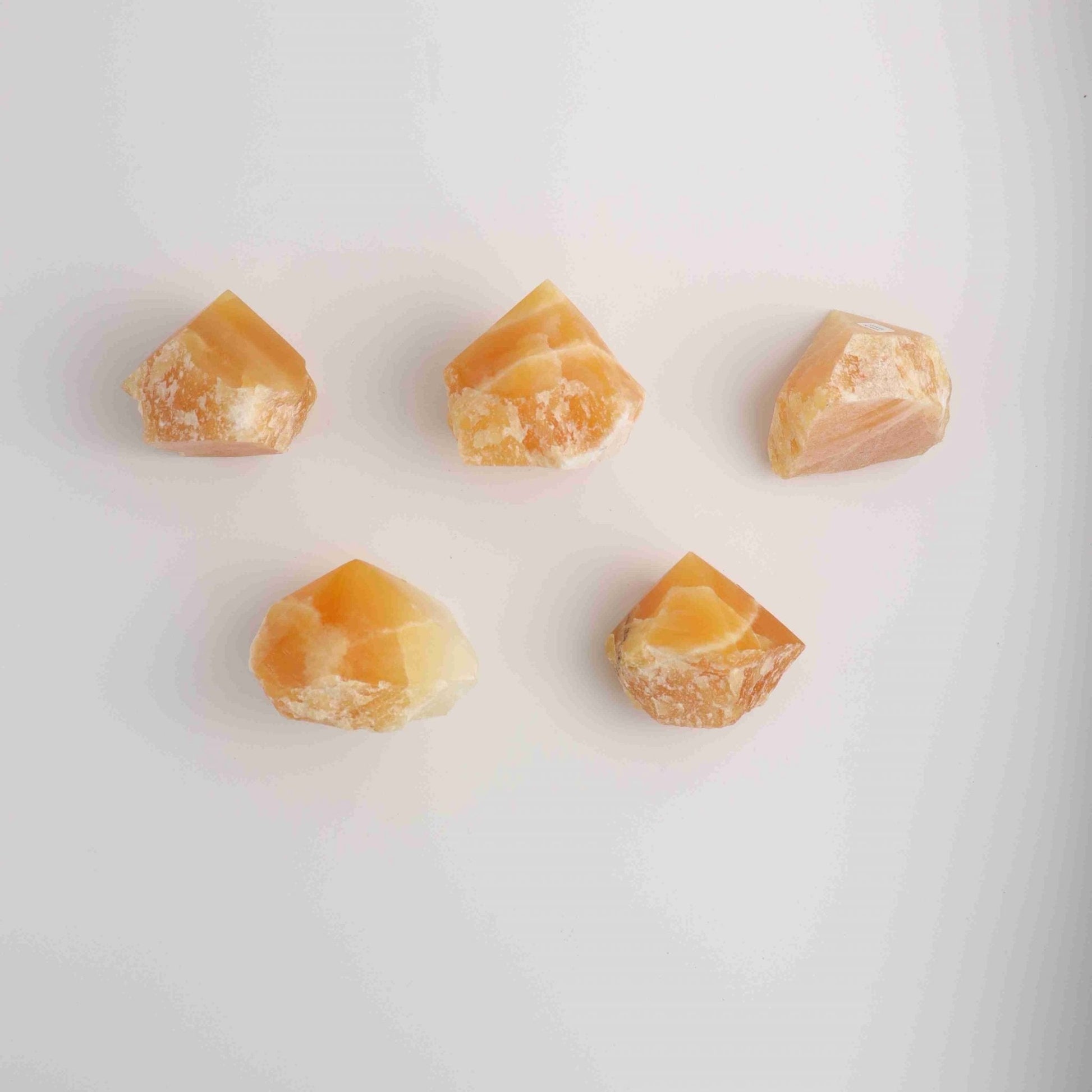 Orange Calcite Polished Tip - Expert Wholesale and Supplier of Wholesale Crystals & Bulk Gemstones, ["Mexico","Polished Tip"]