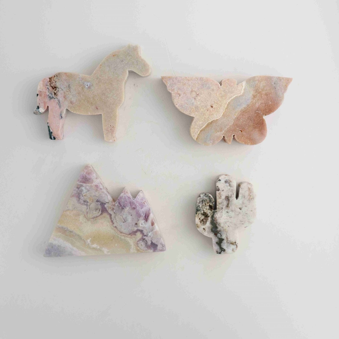 Pink Amethyst Shape Set - Mi Esperanza Minerals