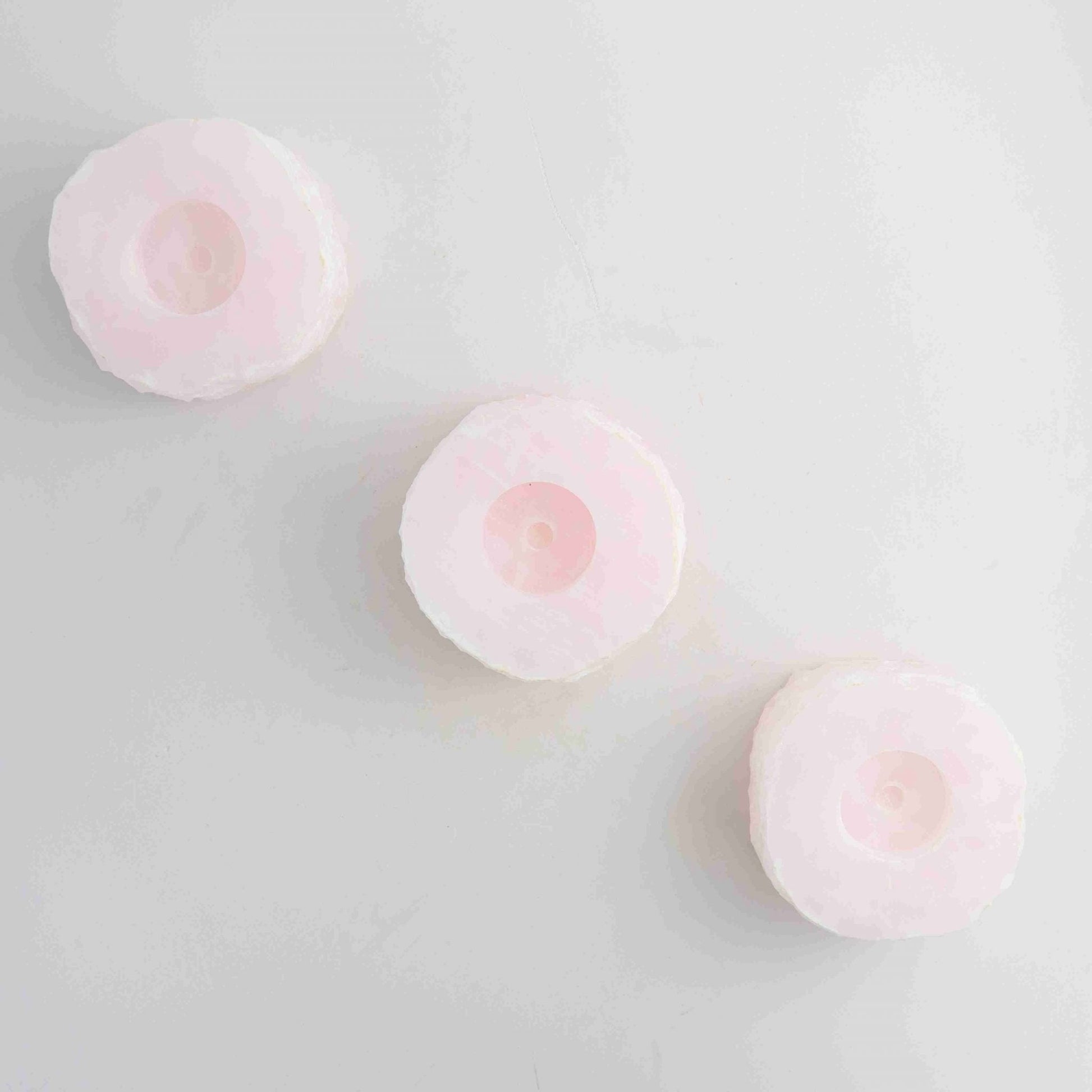 Pink Calcite Candle Holder *imperfect* - Expert Wholesale and Supplier of Wholesale Crystals & Bulk Gemstones, ["Accessories","Calcite","close_70"]