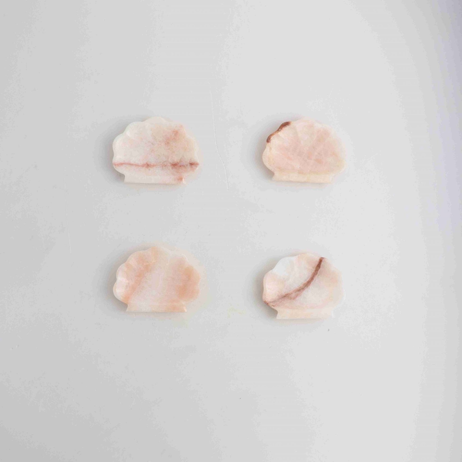 Pink Onyx Trinket Shell Dish - Expert Wholesale and Supplier of Wholesale Crystals & Bulk Gemstones, ["Bowls","Mexico","Onyx"]