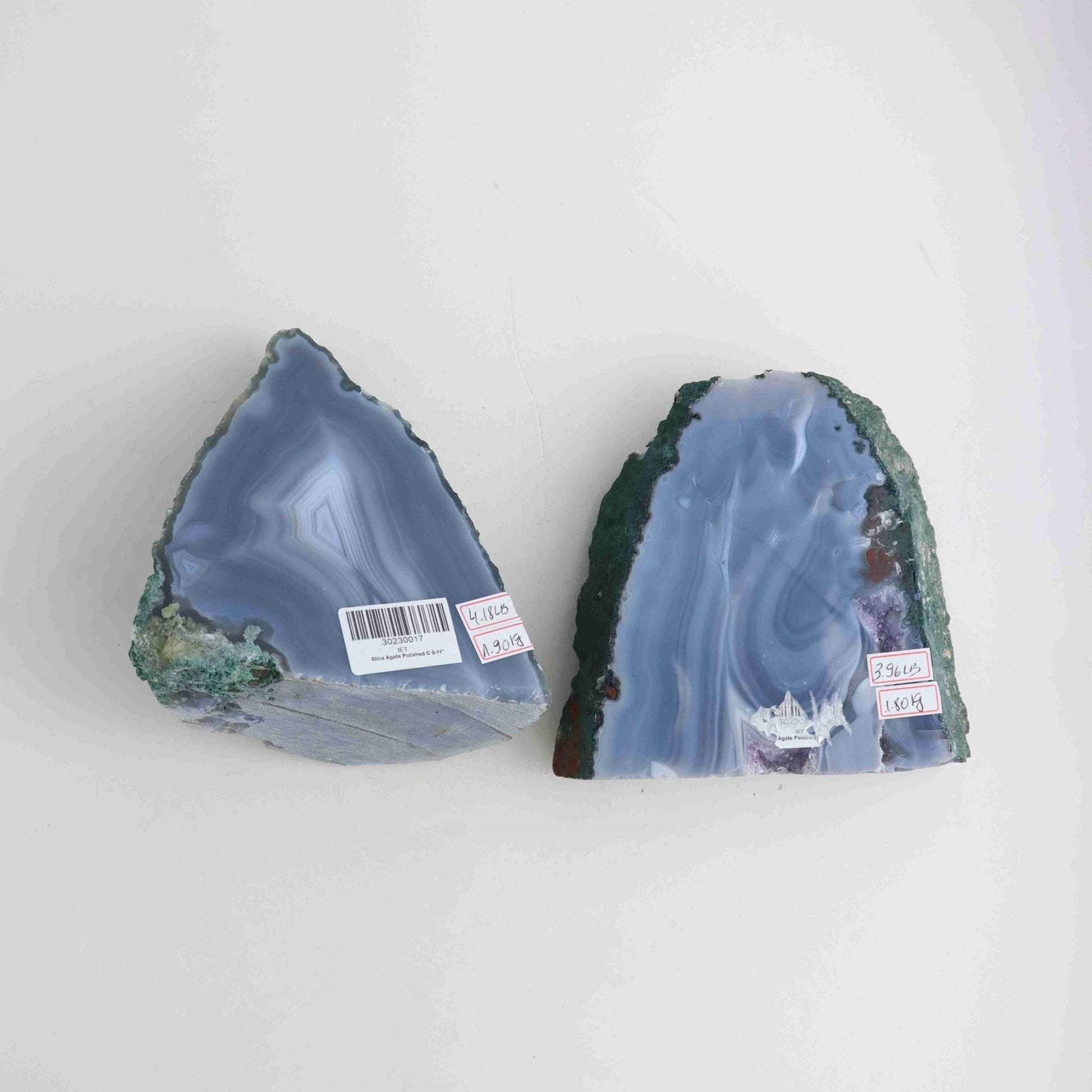 Polished Sliced Agate Set - Expert Wholesale and Supplier of Wholesale Crystals & Bulk Gemstones, ["Agate","Brazil","Cut Base"]