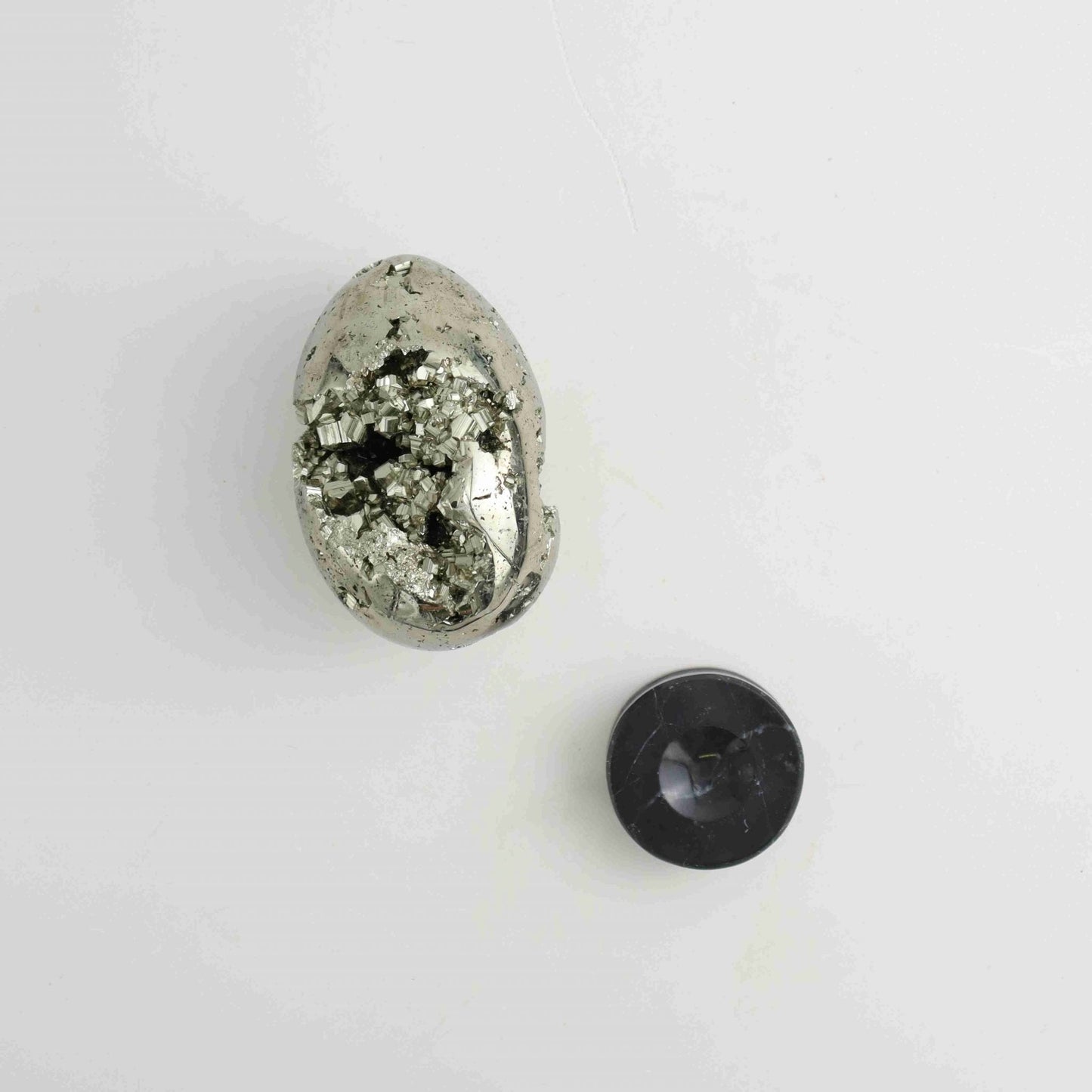 Pyrite Egg with Holder - Expert Wholesale and Supplier of Wholesale Crystals & Bulk Gemstones, ["Eggs","Marble","Mexico","Peru","Pyrite"]