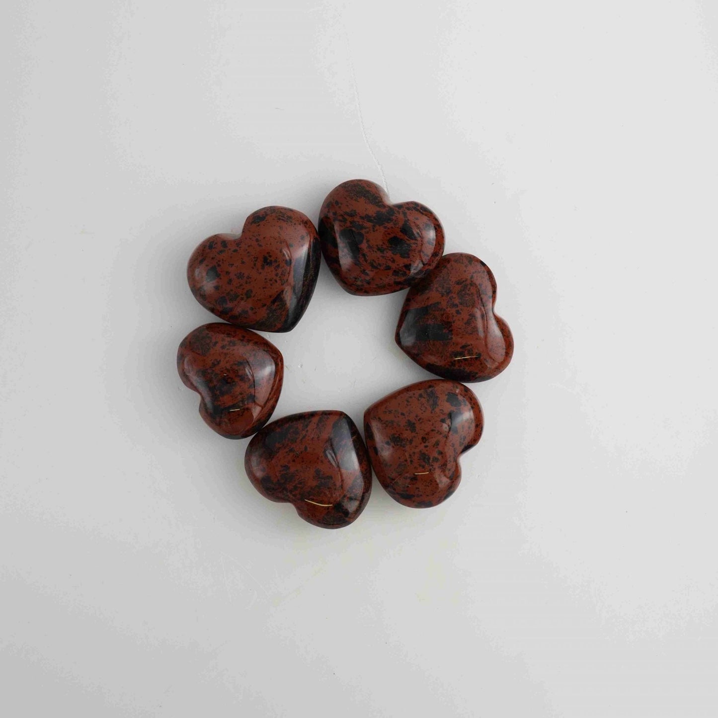 Red Obsidian Heart - Expert Wholesale and Supplier of Wholesale Crystals & Bulk Gemstones, ["Hearts","Mexico","Mohagony Obsidian"]