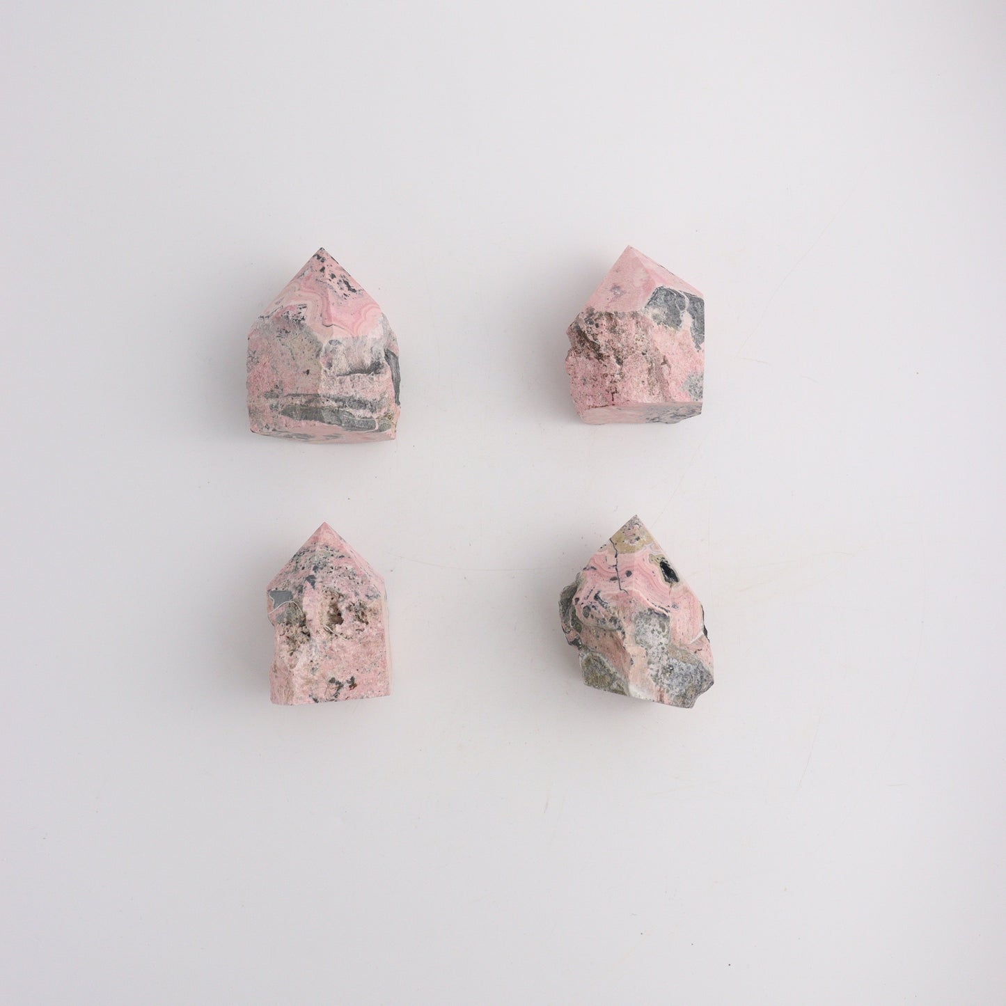 Rhodonite Top Polish - Expert Wholesale and Supplier of Wholesale Crystals & Bulk Gemstones, ["Peru","Polished Tip"]