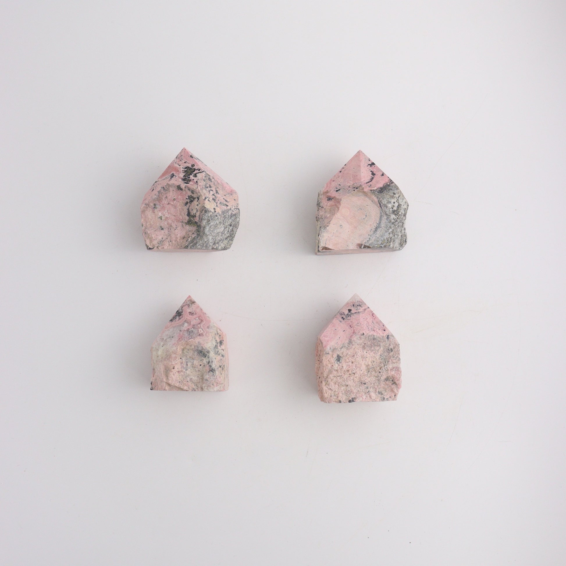 Rhodonite Top Polish - Expert Wholesale and Supplier of Wholesale Crystals & Bulk Gemstones, ["Peru","Polished Tip"]