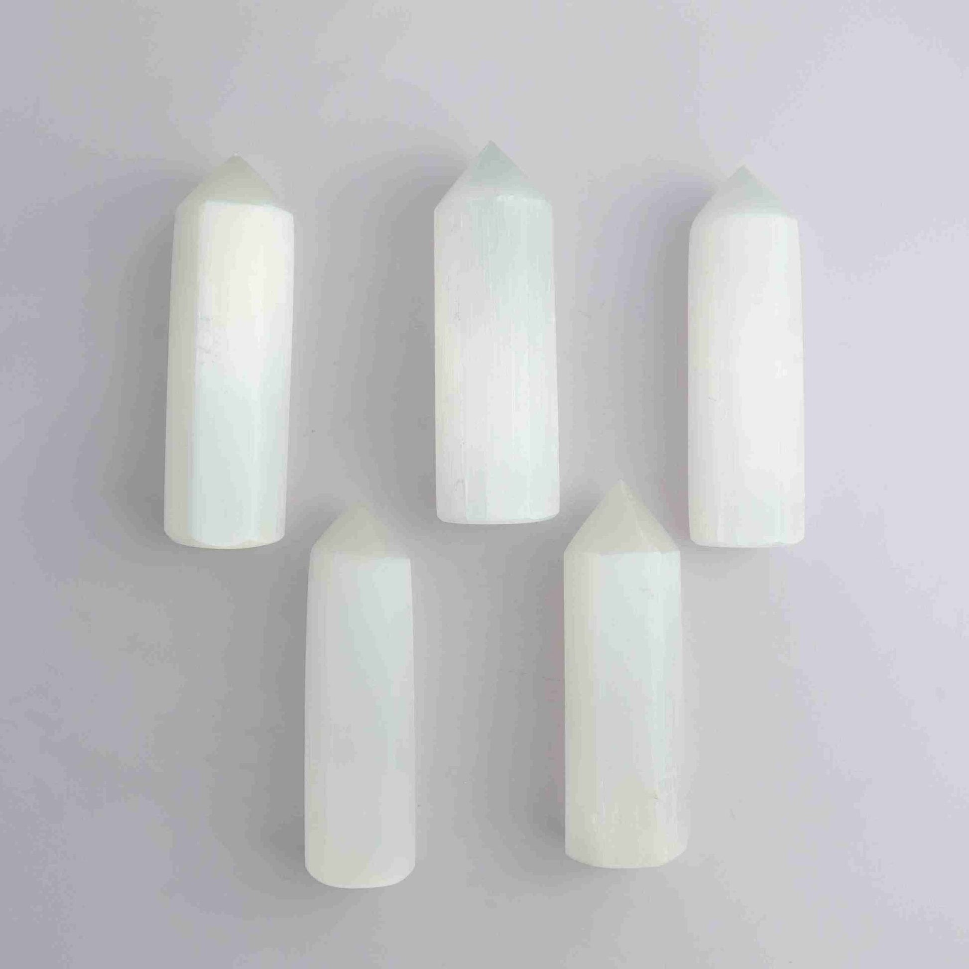 Selenite Satin Spar Polished Tower - Expert Wholesale and Supplier of Wholesale Crystals & Bulk Gemstones, ["Morocco","Selenite","Towers"]