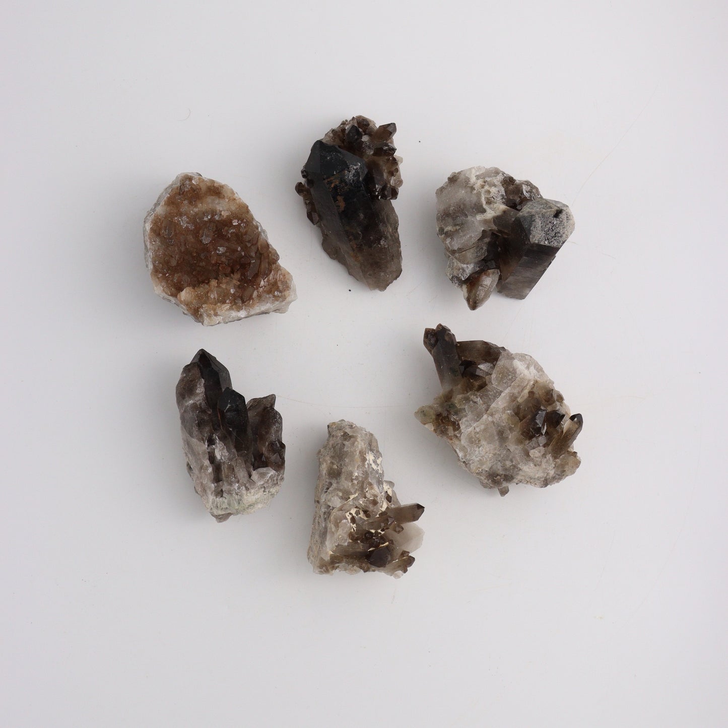 Smoky Quartz Clusters - Expert Wholesale and Supplier of Wholesale Crystals & Bulk Gemstones, ["Brazil","Clusters","Quartz","Smoky Quartz"]