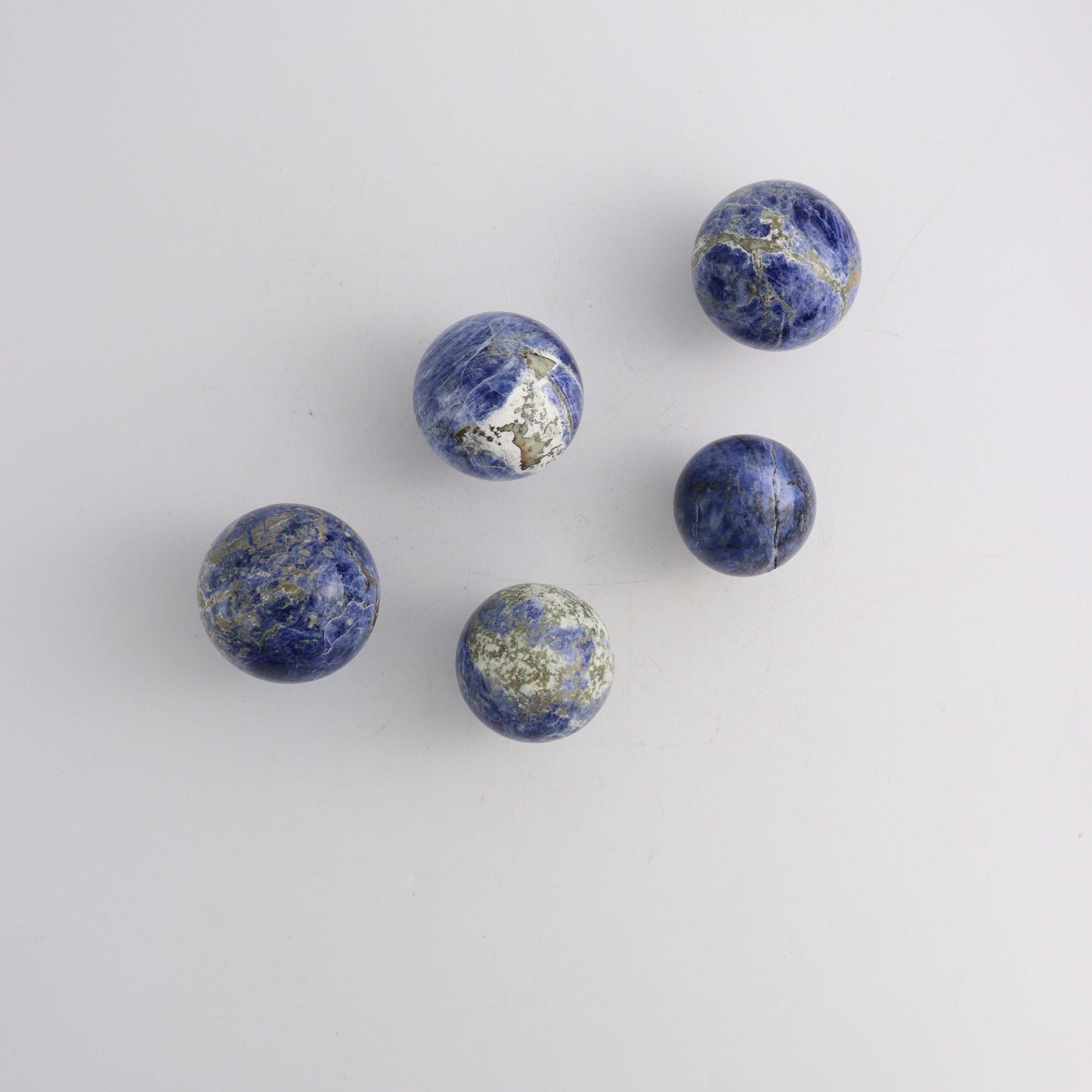Sodalite Spheres - Expert Wholesale and Supplier of Wholesale Crystals & Bulk Gemstones, ["Brazil","Sodalite","Spheres"]