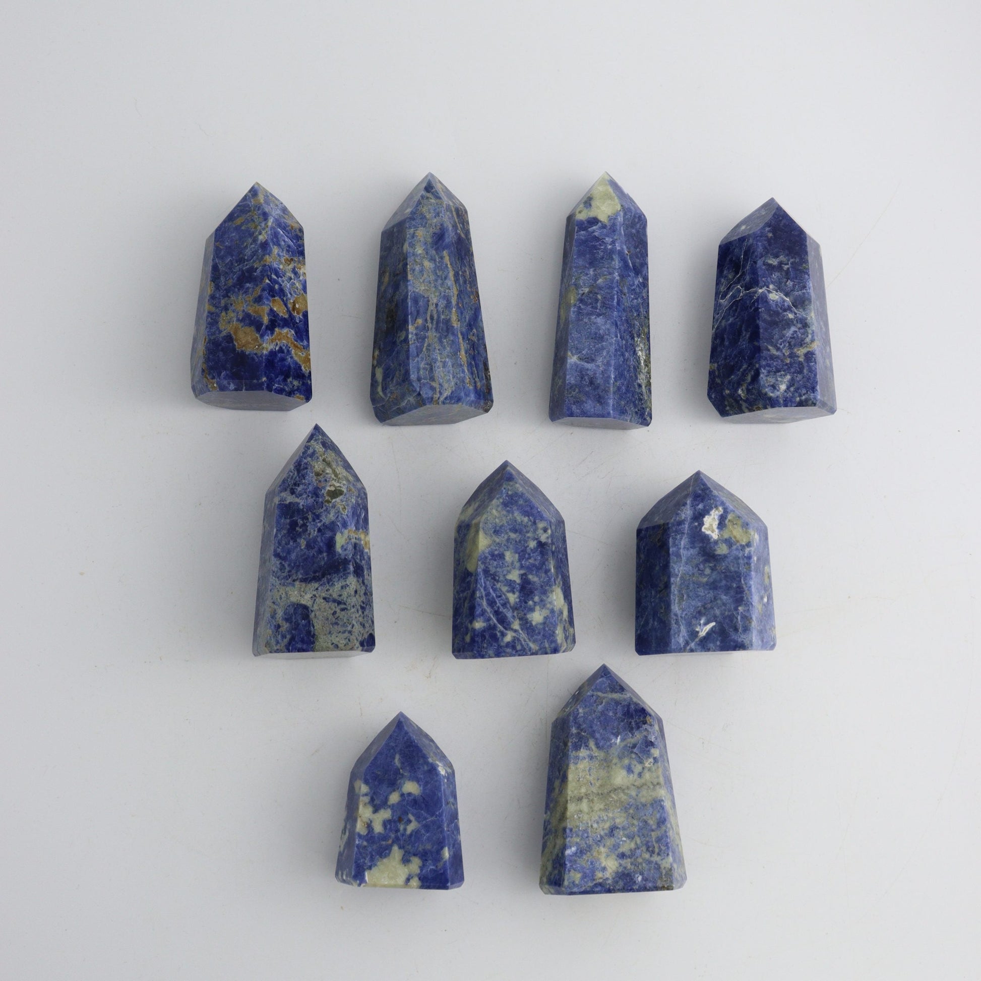 Sodalite Towers - Expert Wholesale and Supplier of Wholesale Crystals & Bulk Gemstones, ["Brazil","Sodalite","Towers"]