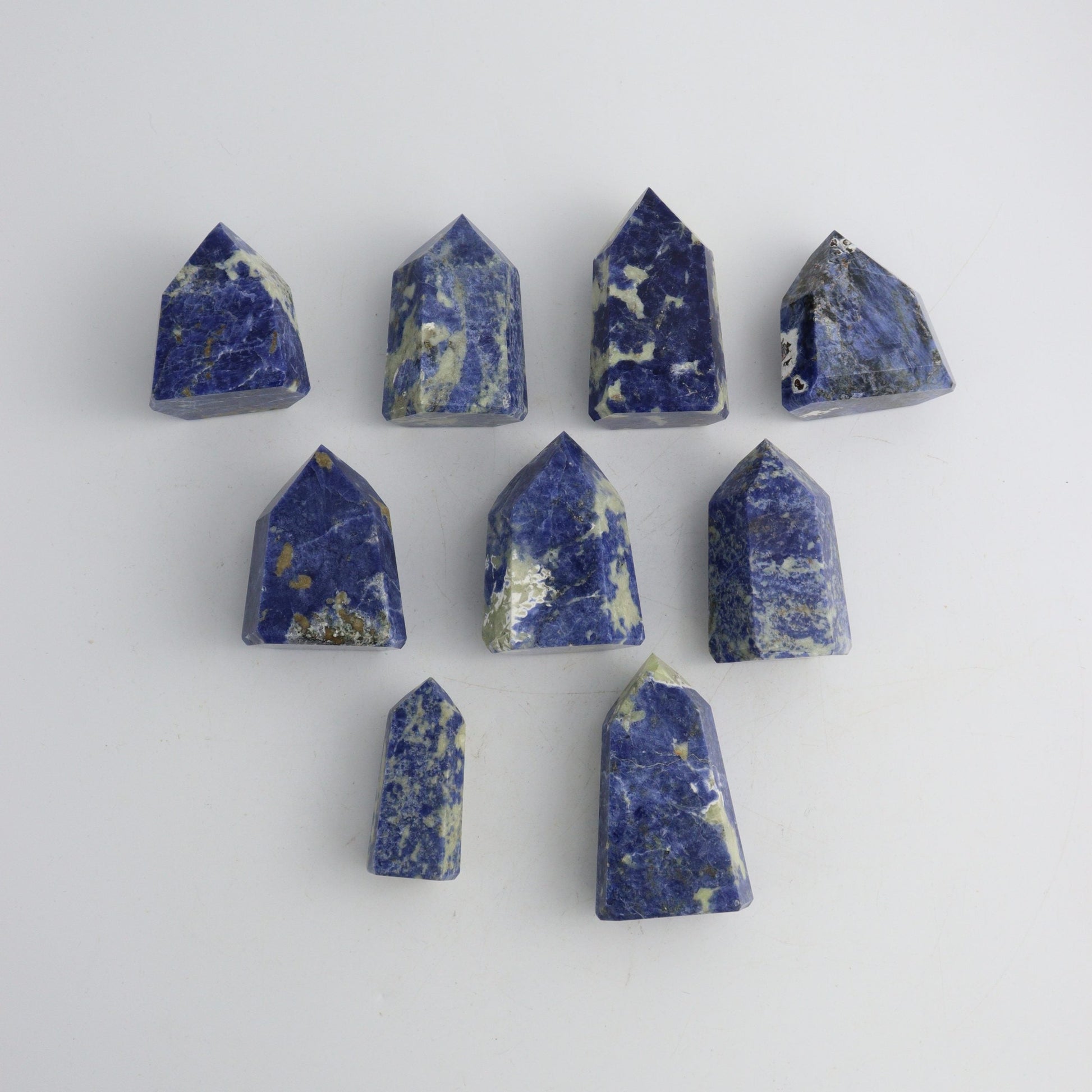 Sodalite Towers - Expert Wholesale and Supplier of Wholesale Crystals & Bulk Gemstones, ["Brazil","Sodalite","Towers"]