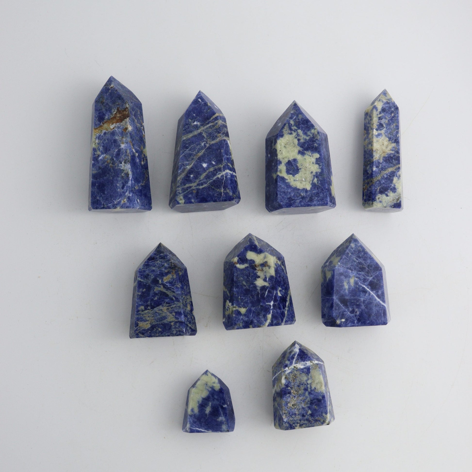 Sodalite Towers - Expert Wholesale and Supplier of Wholesale Crystals & Bulk Gemstones, ["Brazil","Sodalite","Towers"]