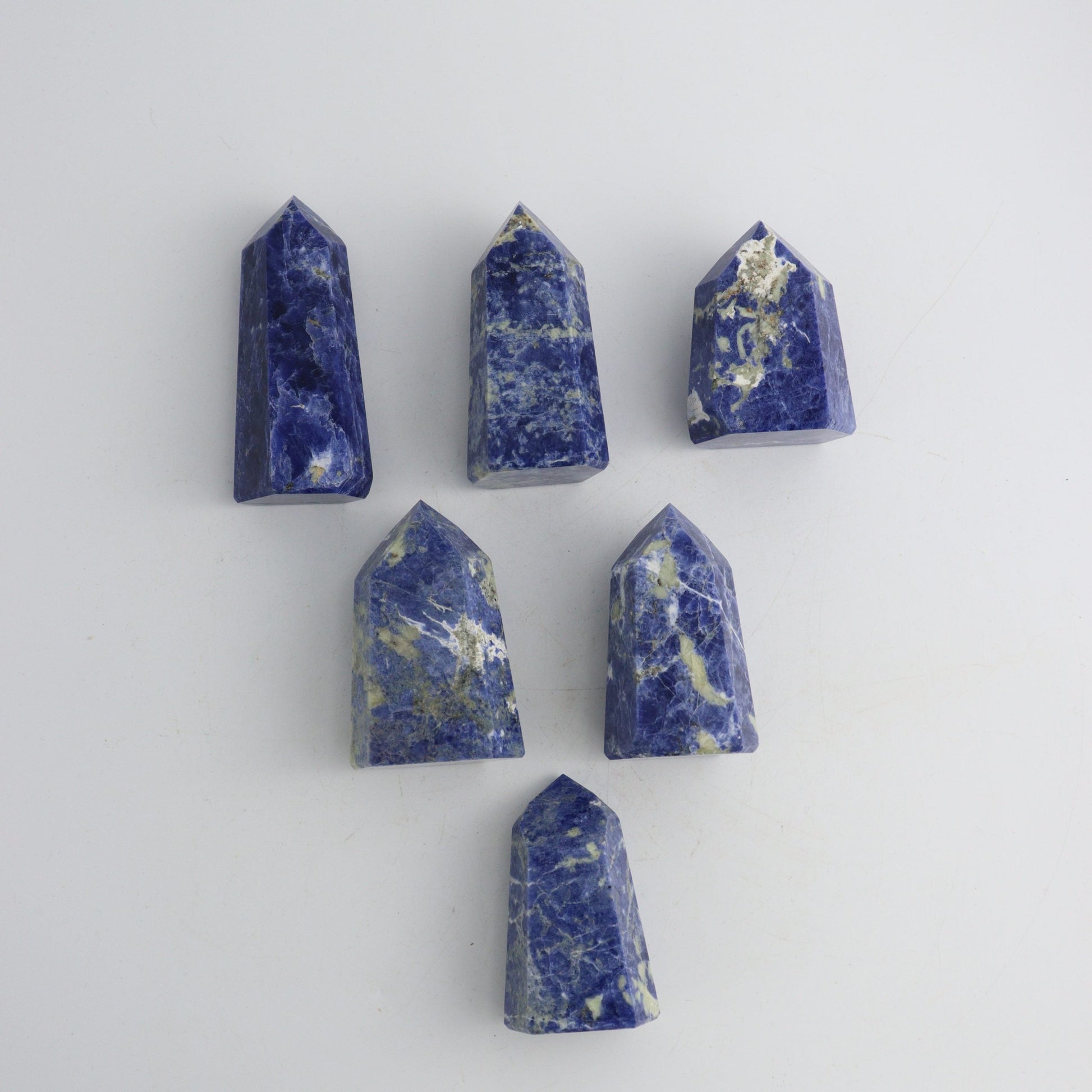 Sodalite Towers - Expert Wholesale and Supplier of Wholesale Crystals & Bulk Gemstones, ["Brazil","Sodalite","Towers"]