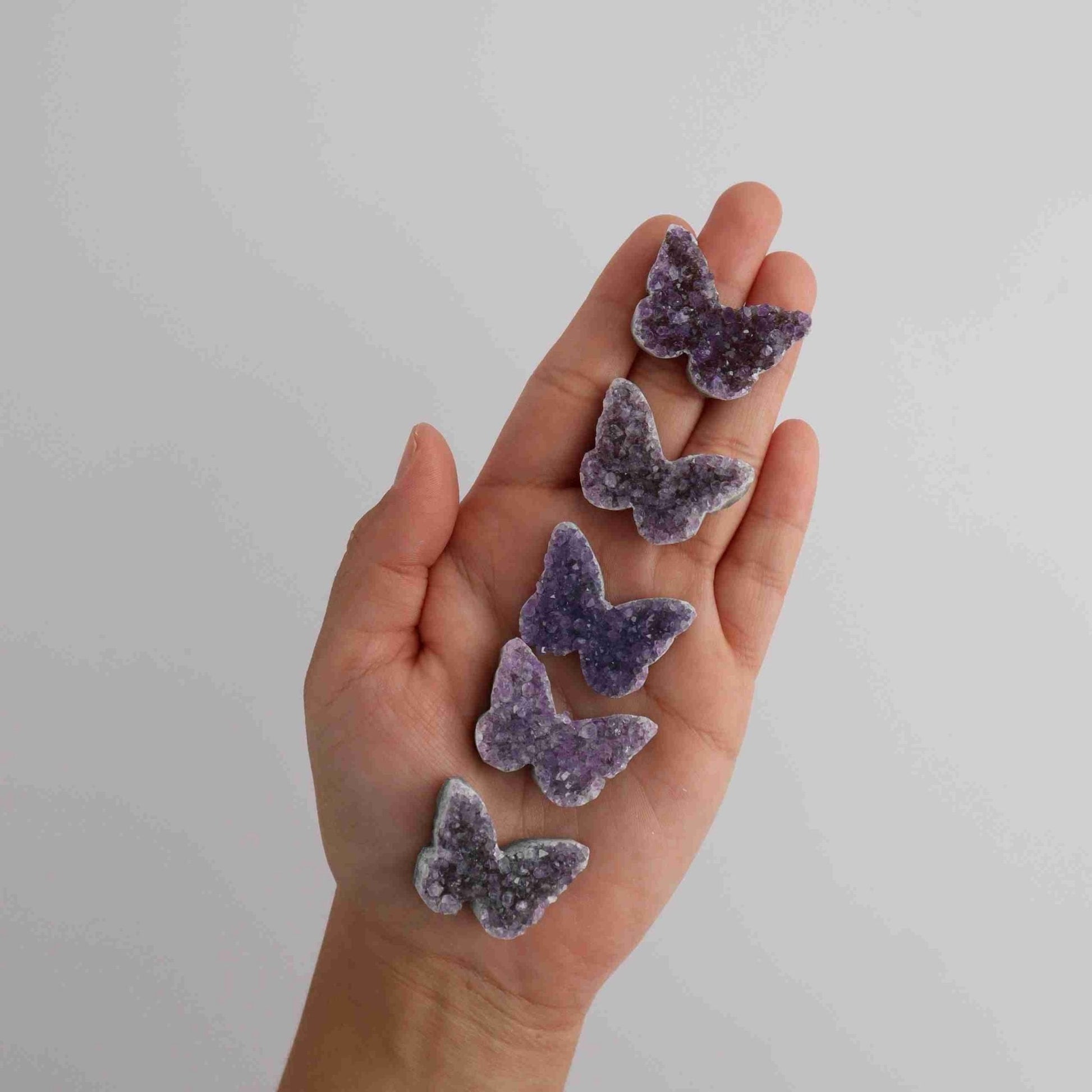 ONE Amethyst Butterfly - Mi Esperanza Minerals