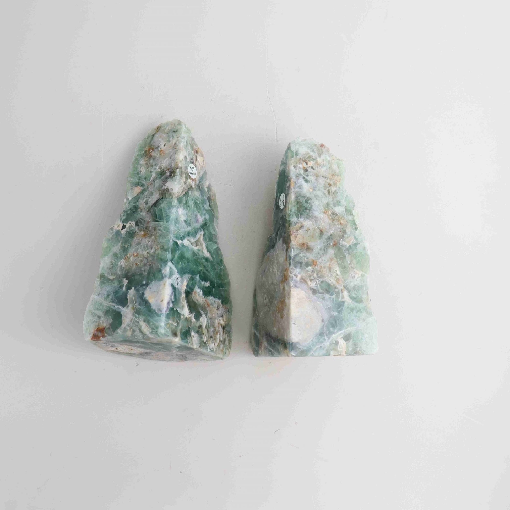 Fluorite Bookends C - Expert Wholesale and Supplier of Wholesale Crystals & Bulk Gemstones, ["Accessories","Fluorite","Mexico"]