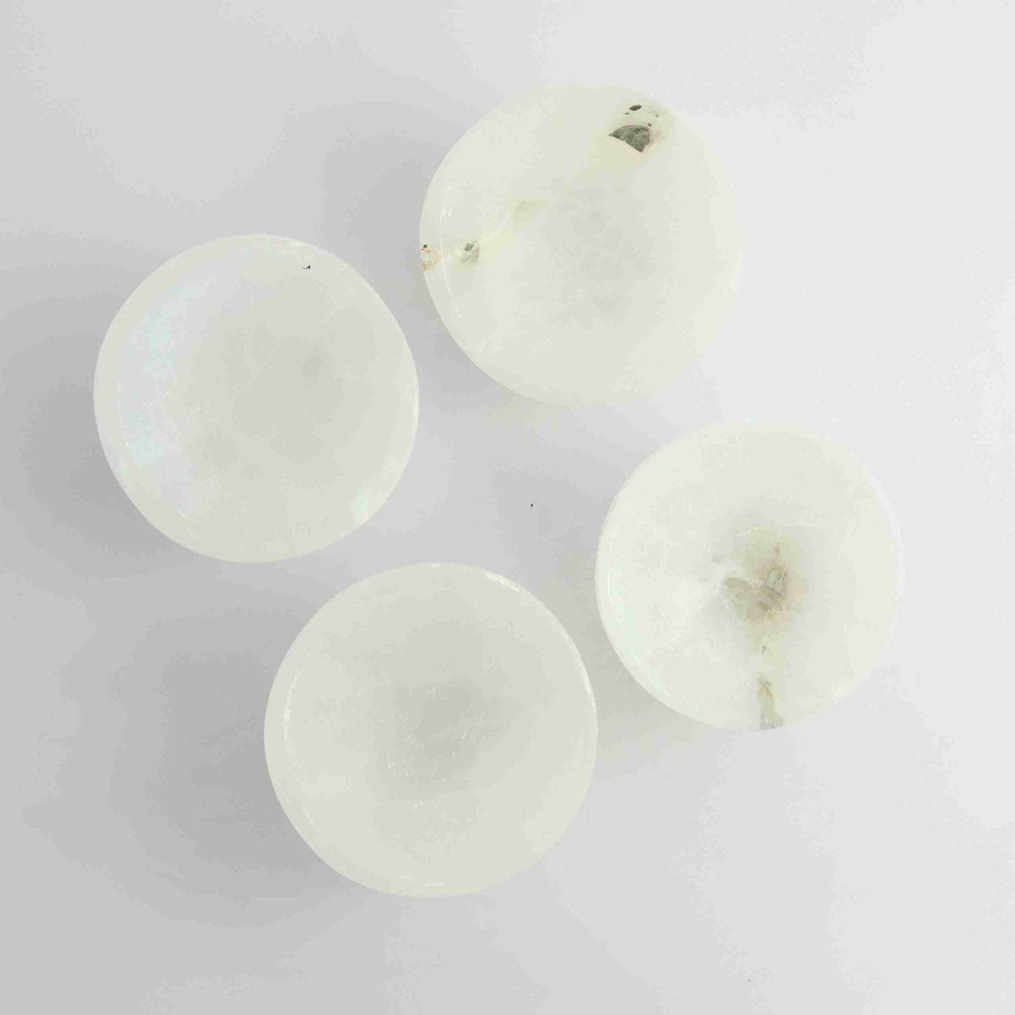 One - Selenite/Satin Spar Imperfect bowl with base - Expert Wholesale and Supplier of Wholesale Crystals & Bulk Gemstones, ["Bowls","Morocco","Selenite"]