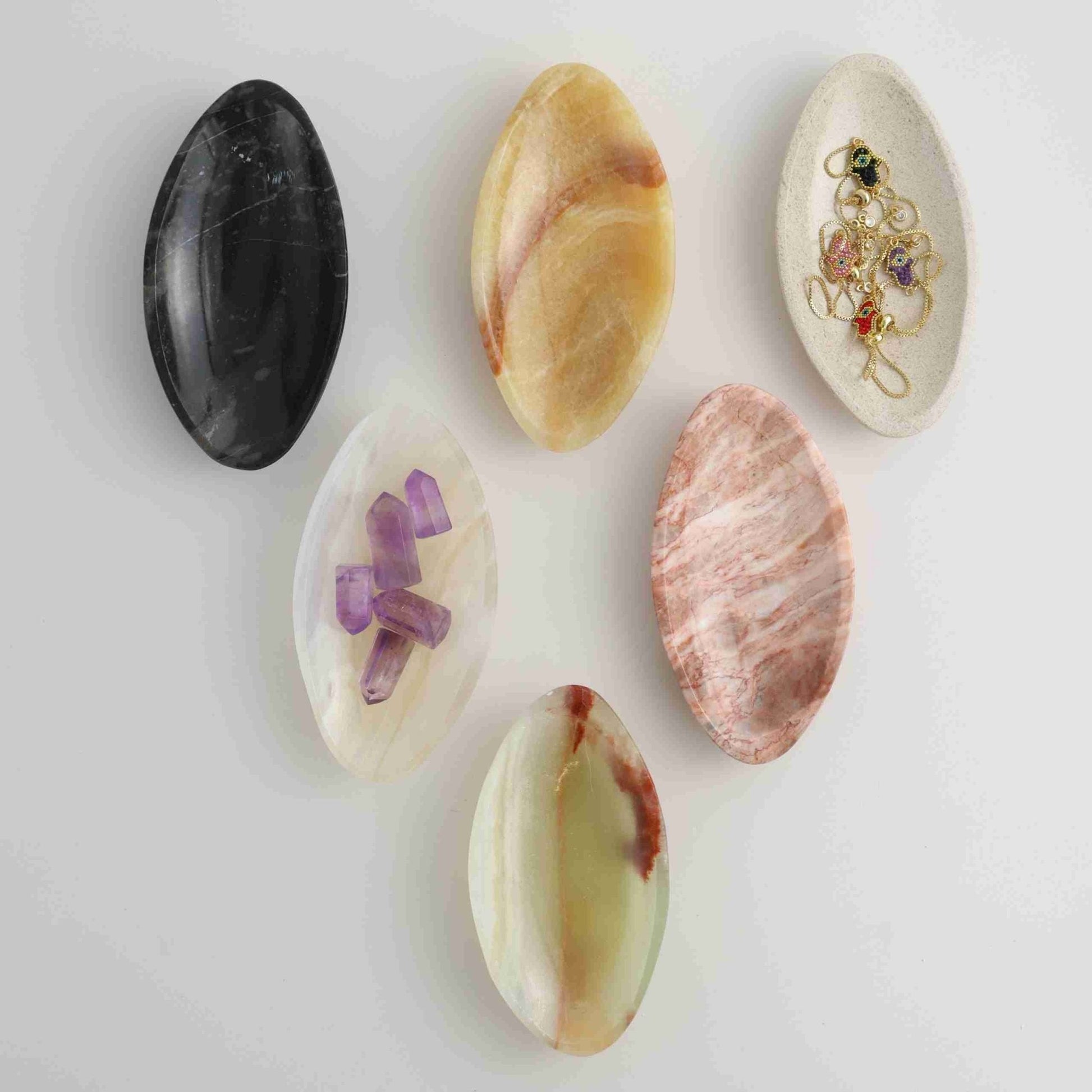 ONE Onyx Oval Trinket Dish - Expert Wholesale and Supplier of Wholesale Crystals & Bulk Gemstones, ["Mexico","onyx"]