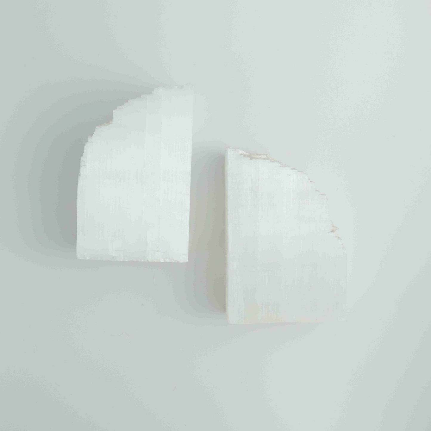 Selenite/Satin Spar Bookends - 6 Pairs - Expert Wholesale and Supplier of Wholesale Crystals & Bulk Gemstones, ["Accessories","Morocco","Selenite"]