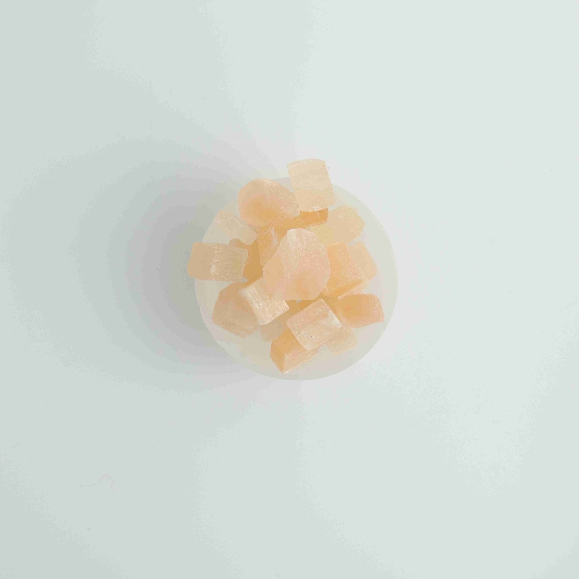 Selenite/Satin Spar Bowl with Rough Peach Selenite - Expert Wholesale and Supplier of Wholesale Crystals & Bulk Gemstones, ["Bowls","Morocco","Selenite"]