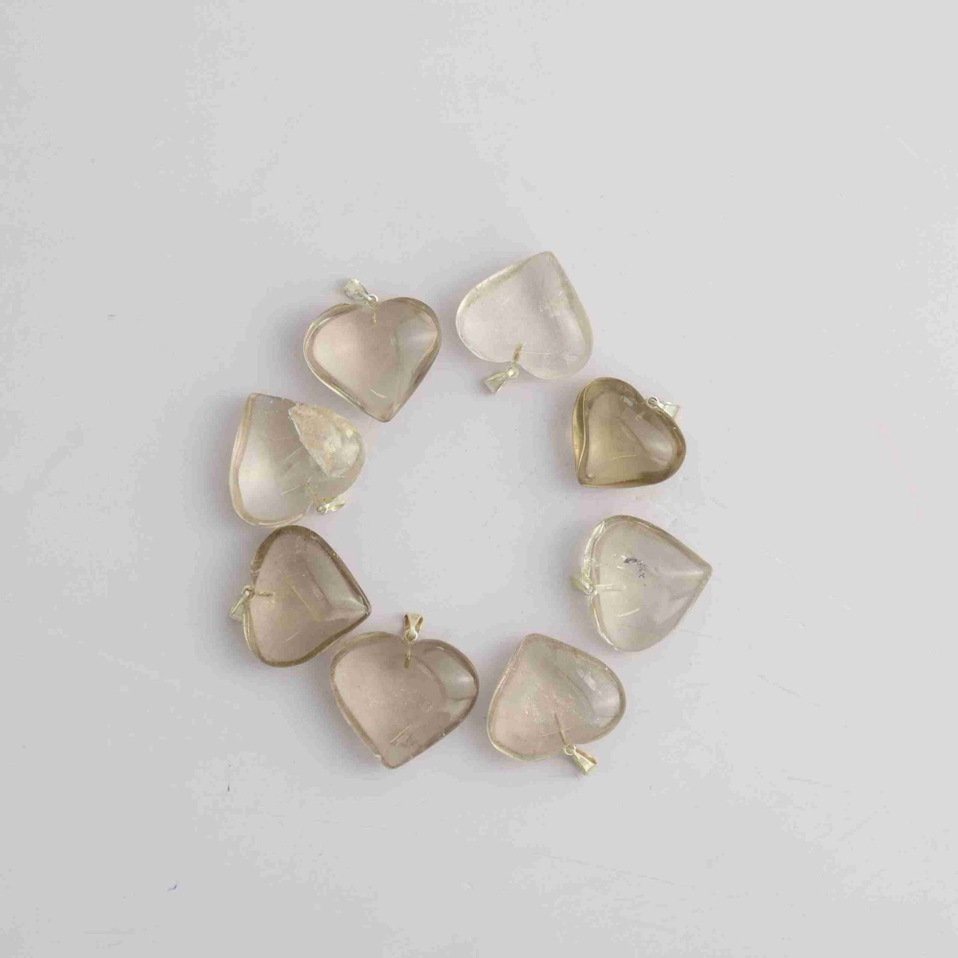 ONE Smoky Quartz Heart Pendant - Expert Wholesale and Supplier of Wholesale Crystals & Bulk Gemstones, ["Brazil","Jewelry","Pendant","Quartz"]